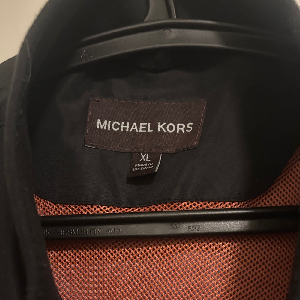 Michael Kors Black Bomber Jacket - Picture 2 of 3